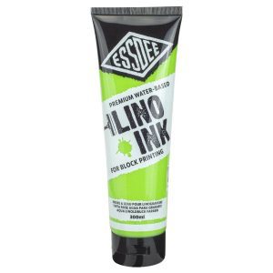 Essdee Block printing ink Fluorescent Green 300ml