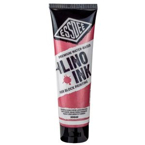 Essdee block pritning ink pearlescent red 300ml