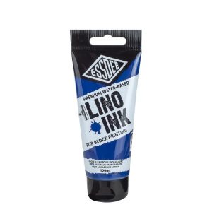 Essdee block printing ink brilliant blue 100ml