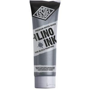 block printing ink silver 300ml