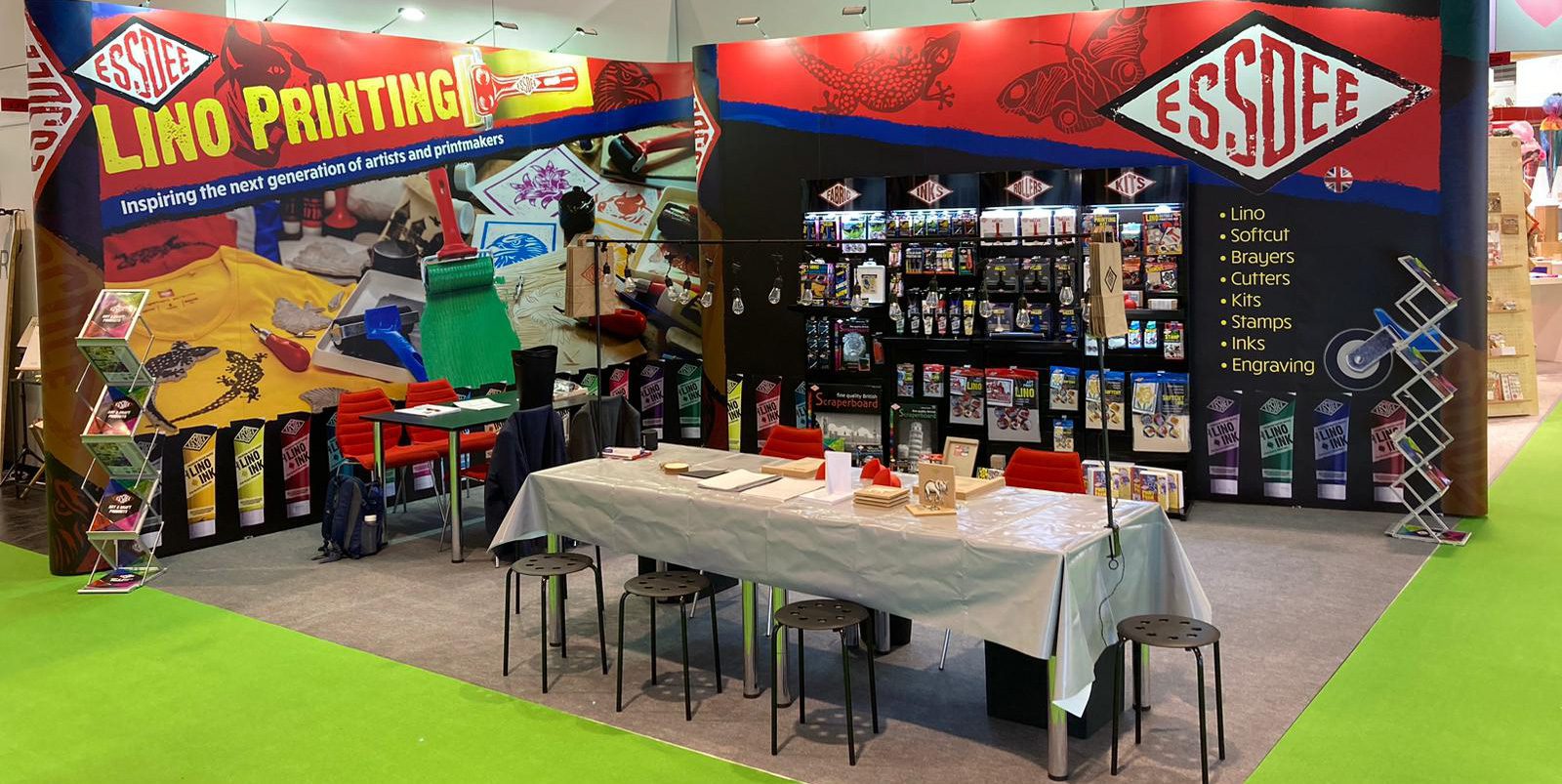 Essdee exhibition stand at Creativeworld